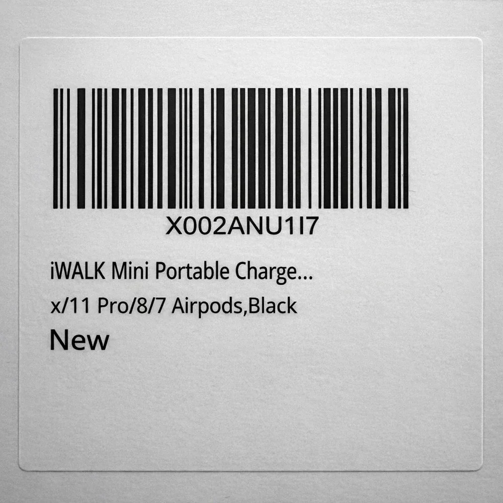 NEW iWalk LinkPod 3 Portable Charger for iPhone Black Sealed‎ In Box  #0695